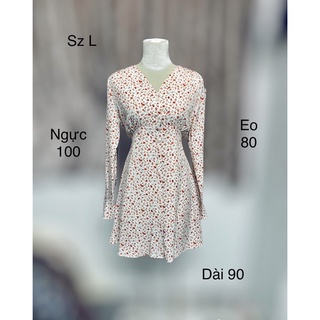 Đầm hoa đỏ nhiều mẫu