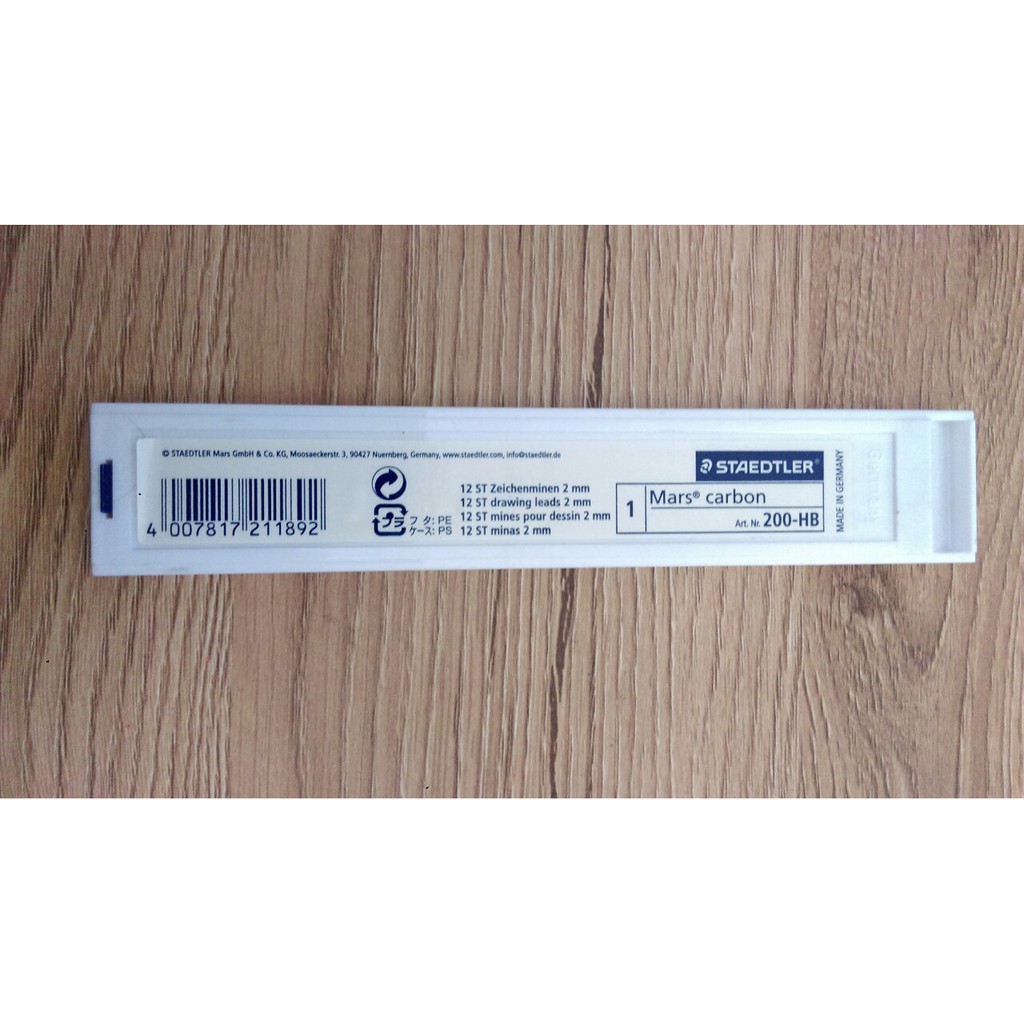 [ TÂM TÂM ]-RUỘT CHÌ 2.0MM HB STAEDTLER MARS CARBON-