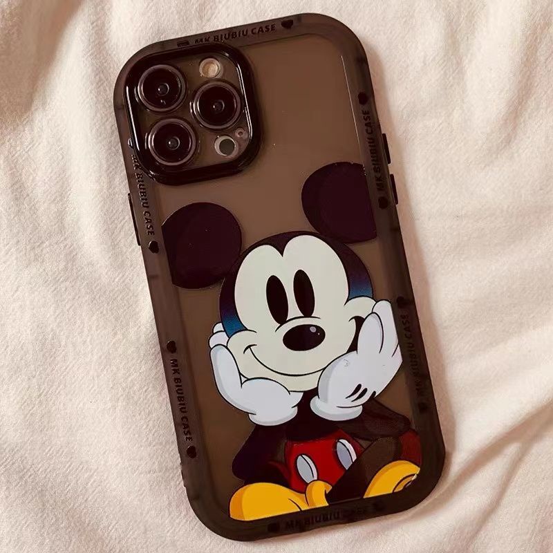 Ốp Điện Thoại TPU Silicon Mềm Trong Suốt Họa Tiết Dễ Thương Cho iPhone 13 12 Pro Max Mini 11 XS XR X 8 7 6S Plus SE 2020