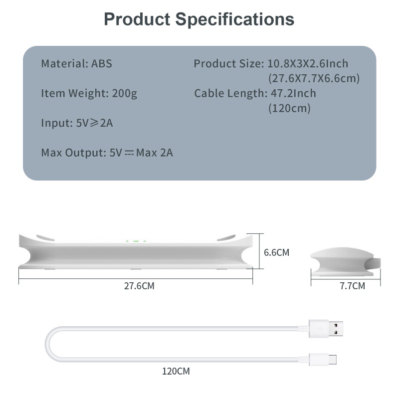 Giá Đỡ Sạc USB Từ Tính Chuyên Dụng Cho Kính Thực Tế Ảo Oculus Quest 2 VR
