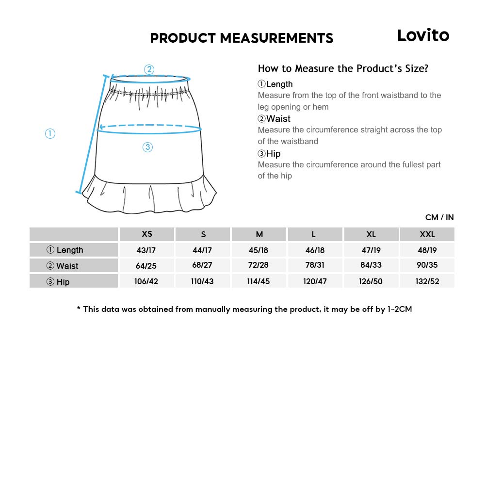 Chân váy Lovito loe thắt nút màu trơn độ bóng cao phong cách thanh lịch L27ED120 (màu đen)