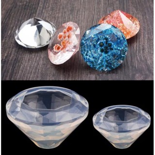 Khuôn silicone hình dạng khối kim cương 4cm