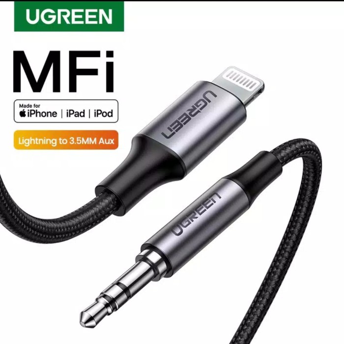 Cáp Chuyển Đổi Cổng Lightning Sang Aux 3.5 mm Cho Apple Mfi 3.5 mm - 100 cm