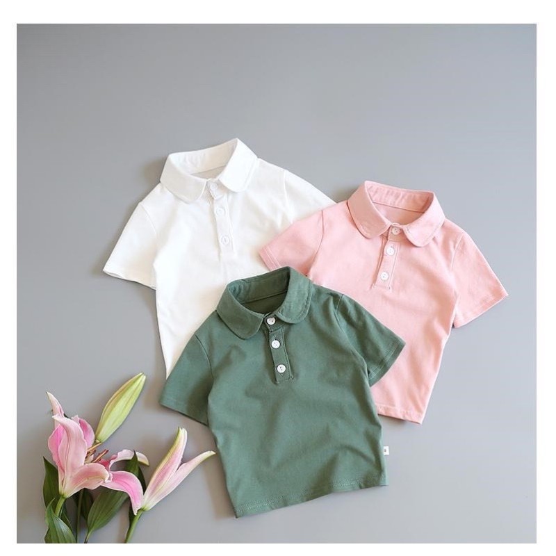 ÁO PHÔNG TRƠN POLO CỔ BẺ 4M CHO BG