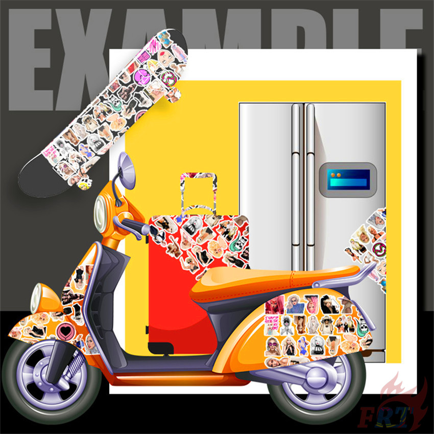 Bộ 50 Miếng Dán Hình Ca Sĩ Gaga - 01