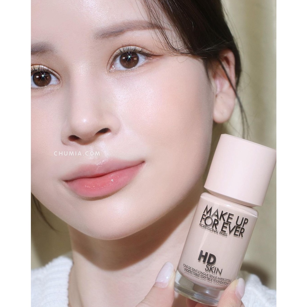 Kem nền MAKE UP FOR EVER HD Skin 30ml che khuyết điểm kiềm dầu lâu trôi nâng tone da dầu khô chính hãng KN chumia