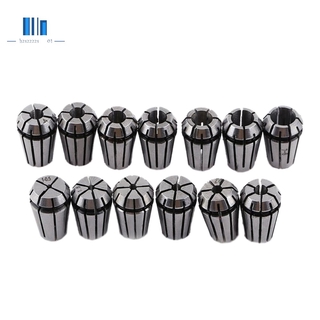 Set 13 Đầu Collet Er11 Er-11 7mm Cho Máy Tiện Cnc