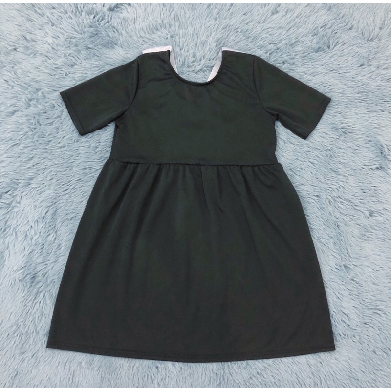 Đầm nơ thun cotton