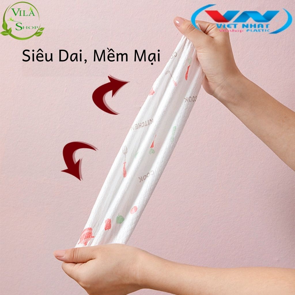Cuộn Giấy Lau Đa Năng/ Khăn Giấy Thấm Dầu Nhà Bếp NỀN TRẮNG Siêu Dai, Dễ Thấm Hút Nước Khổ 6,5x20cm