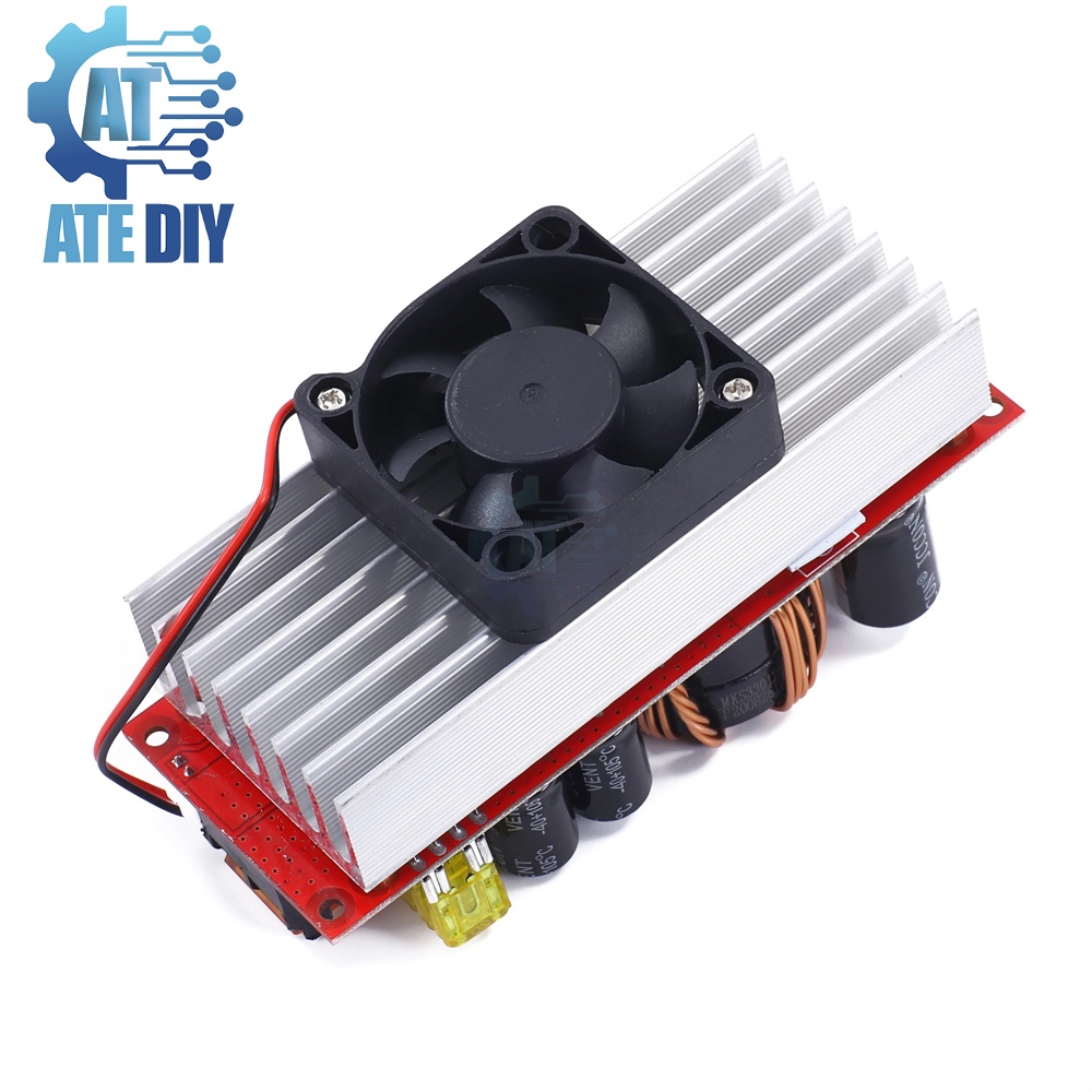 Module Tăng Điện Áp  DC-DC 1500W Có Hạn Dòng 12-80V 30A Có Quạt