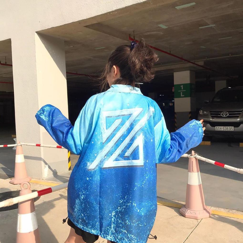 ÁO KHOÁC LOANG Z XANH HỒNG - ÁO BOMBER GIÓ LOANG CHỮ Z DÂY RÚT BO CHUN | BigBuy360 - bigbuy360.vn