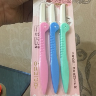 Bộ 3 lưỡi dao tỉa chân mày