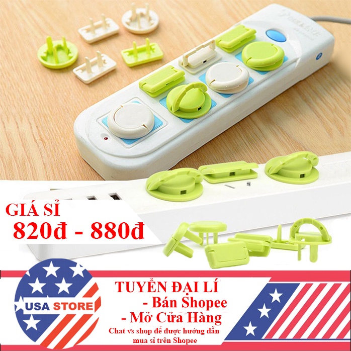 Nút Bịt Ổ Điện Chống Giật T8 CAO CẤP, Bảo Vệ An Toàn Cho Bé, 2 Chân Nhựa ABS Siêu Bền Chống Nhiệt Cao Cấp