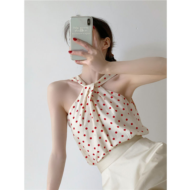 Áo kiểu thiết kế đắp chéo ngực gợi cảm