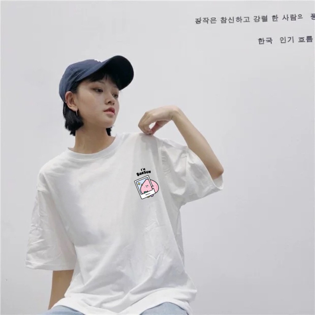 Áo thun tay lỡ  Đào I'M BOKSUN  phông Unisex nam nữ tee oversize form rộng pull Ulzzang Streetwear Hàn Quốc vải mềm
