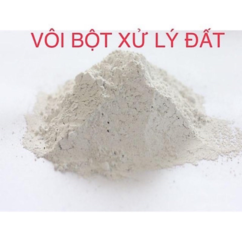 VÔI BỘT NÔNG NGHIỆP XỬ LÝ ĐẤT GÓI 1kg