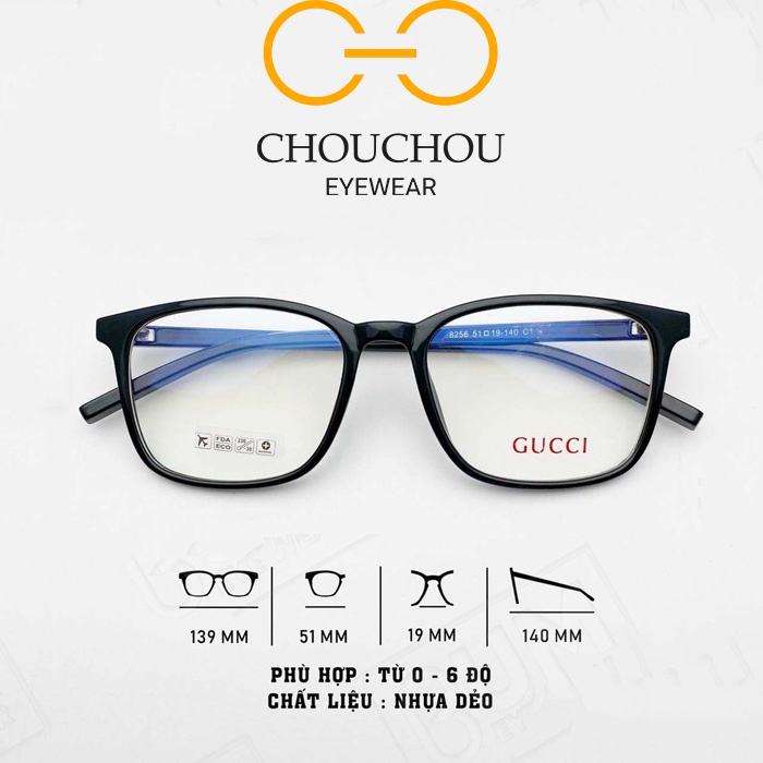 Gọng kínhthời trang vuông Unisex Gucci ⭕❌⭕ GIẢM GIÁ SỐC ⭕❌⭕ sang trọng lịch sự