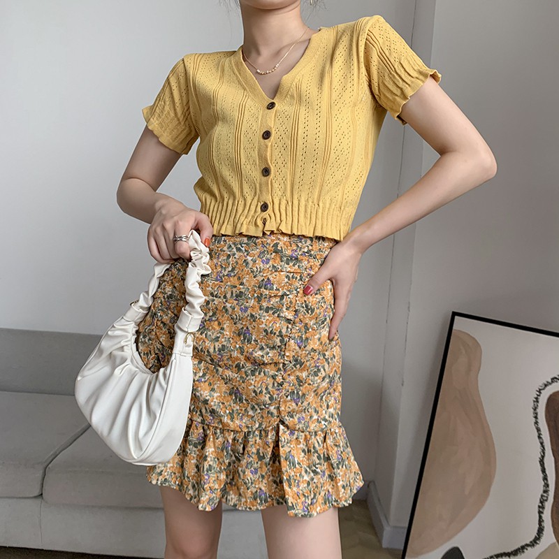 Áo Khoác Dệt Kim Cổ Chữ V Thời Trang Cho Nữ | BigBuy360 - bigbuy360.vn