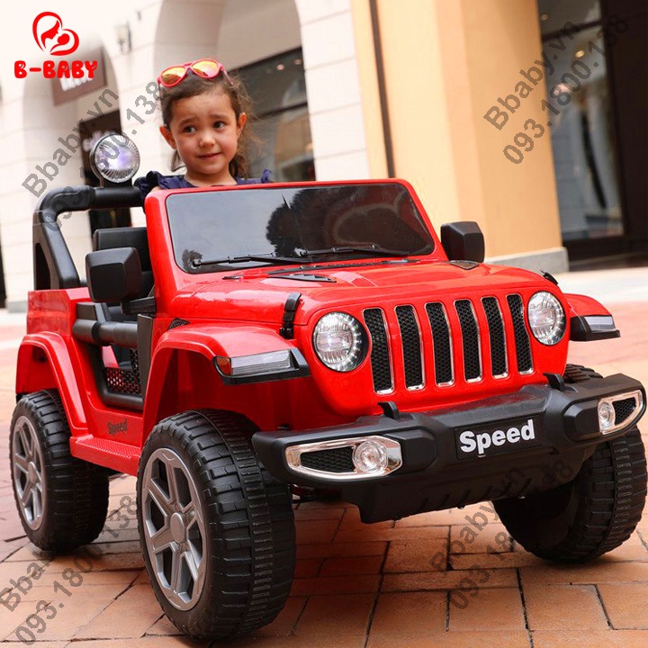 Xe ô tô điện trẻ em FT 938 Ghế Da Bánh Cao Su