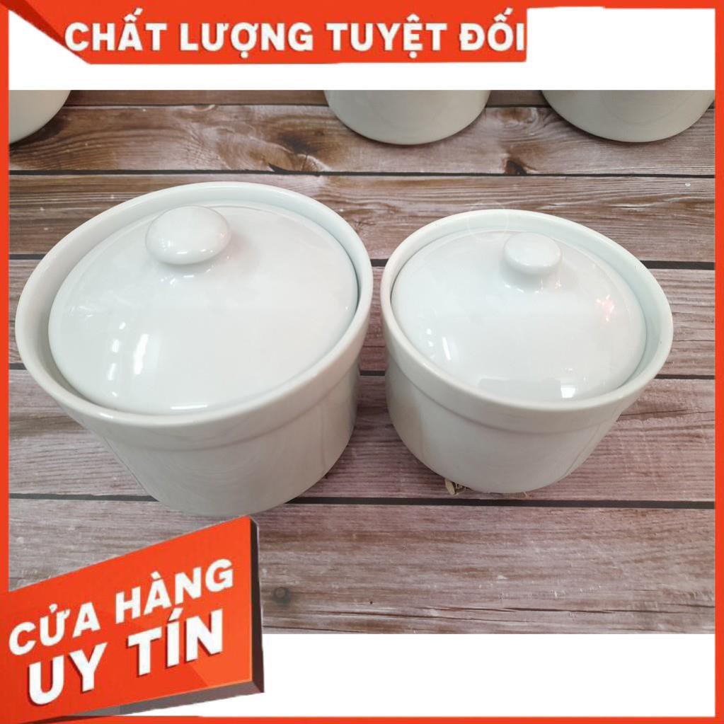 [SIÊU RẺ]  Thố Chưng Yến - Thố Sứ Việt Nam _ Dung tích 250ml, 300ml