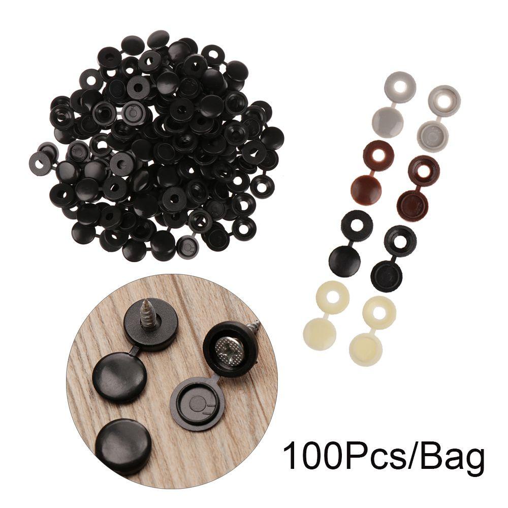 PISTA Set 100 Ốc Vít Nhựa Dùng Để Trang Trí Nội Thất / Nội Thất