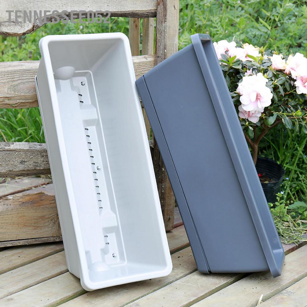 Chậu nhựa dài thông minh trồng cây hoa và rau hình chữ nhật để ban công