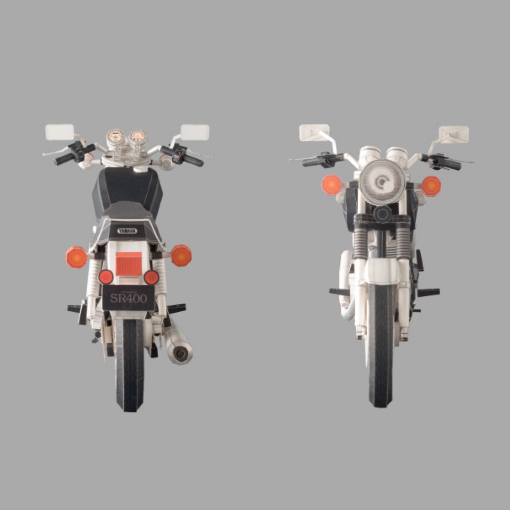 Mô hình giấy xe máy SR400 - Yamaha