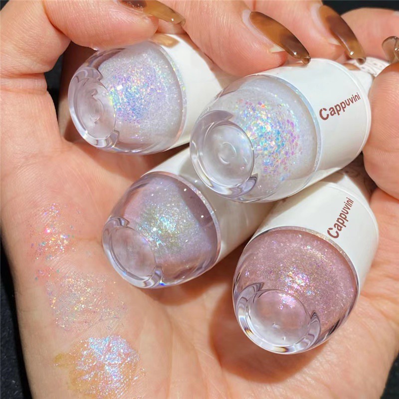 [Hàng mới về] Phấn mắt dạng lỏng Cappuvini ánh kim tuyến lấp lánh làm sáng da | BigBuy360 - bigbuy360.vn