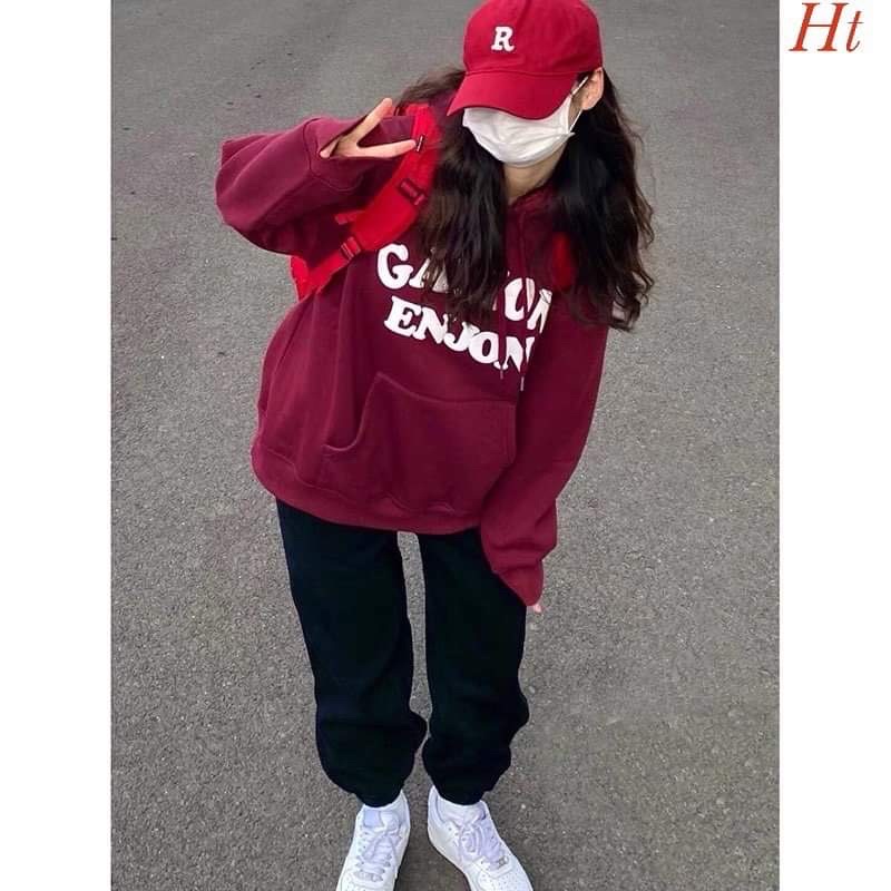 Bộ nỉ áo mũ Cotton Gation H2B445