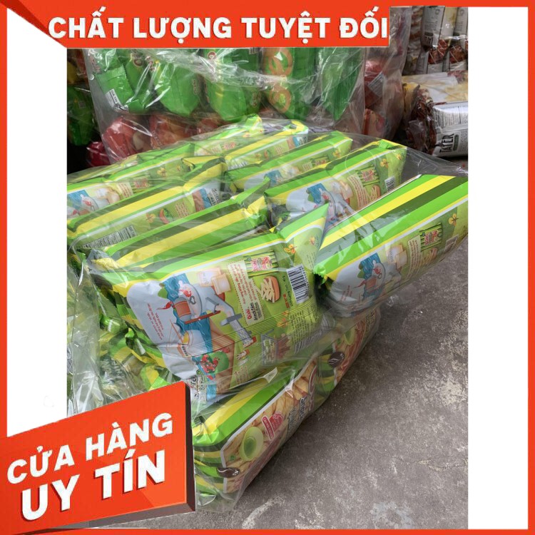 Bim bim Snack Tôm Cay Vị Muối Ớt Xanh 35g