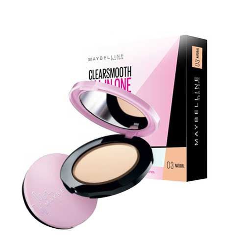 Phấn phủ kiềm dầu Maybelline ClearSmooth All In One Light #01 Light