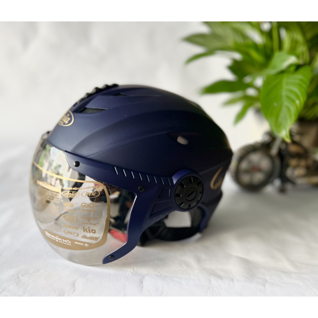 Mũ bảo hiểm xe máy Asia MT117K nhiều màu, mũ bảo hiểm kiểu dáng thể thao Asia MT117K