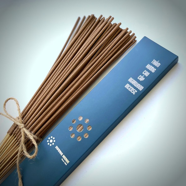 Nhang Trầm Hương cao cấp Dương Minh 100% thành phần tự nhiên không hương liệu hóa chất hương trầm an toàn cây 30cm