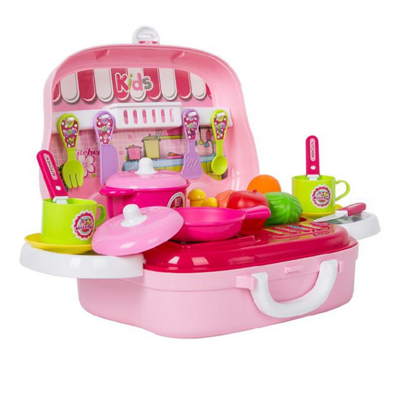 Hộp bếp nấu ăn hình ô tô Toys House 008-915/919 phát triển năng khiếu nấu ăn cho bé.