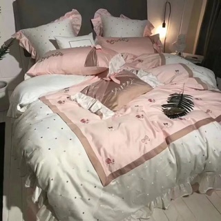 Trọn bộ chăn ga gối lụa cao cấp sieu yêu
