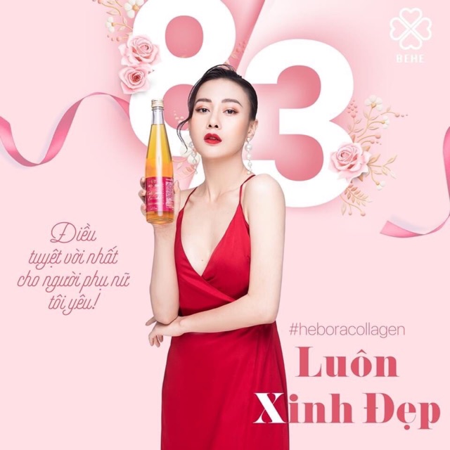 Nước Uống Đẹp Da Hebora Collagen Enrich Thơm Tự Thân Detox Giữ Dáng - Kèm Quà