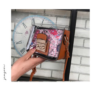 (TẶNG TÚI GẤM ĐỎ hoặc VÒNG TAY CHỈ ĐỎ MAY MẮN)Túi Fula phiên bản dây da
