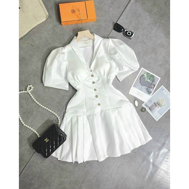 g85-dầm xoè phồng trắng, chất tapta | BigBuy360 - bigbuy360.vn