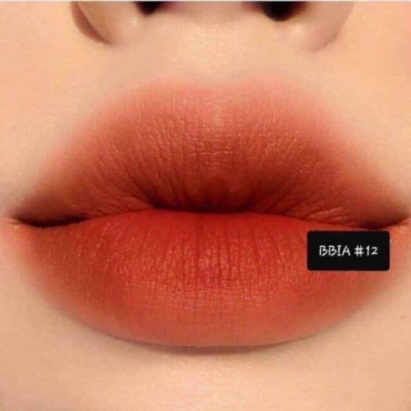 Son Kem Lì Lâu Trôi Bền Màu Không Khô Môi Bbia Last Velvet Lip Tint Version 1 Màu Đỏ Cam Bbia 02
