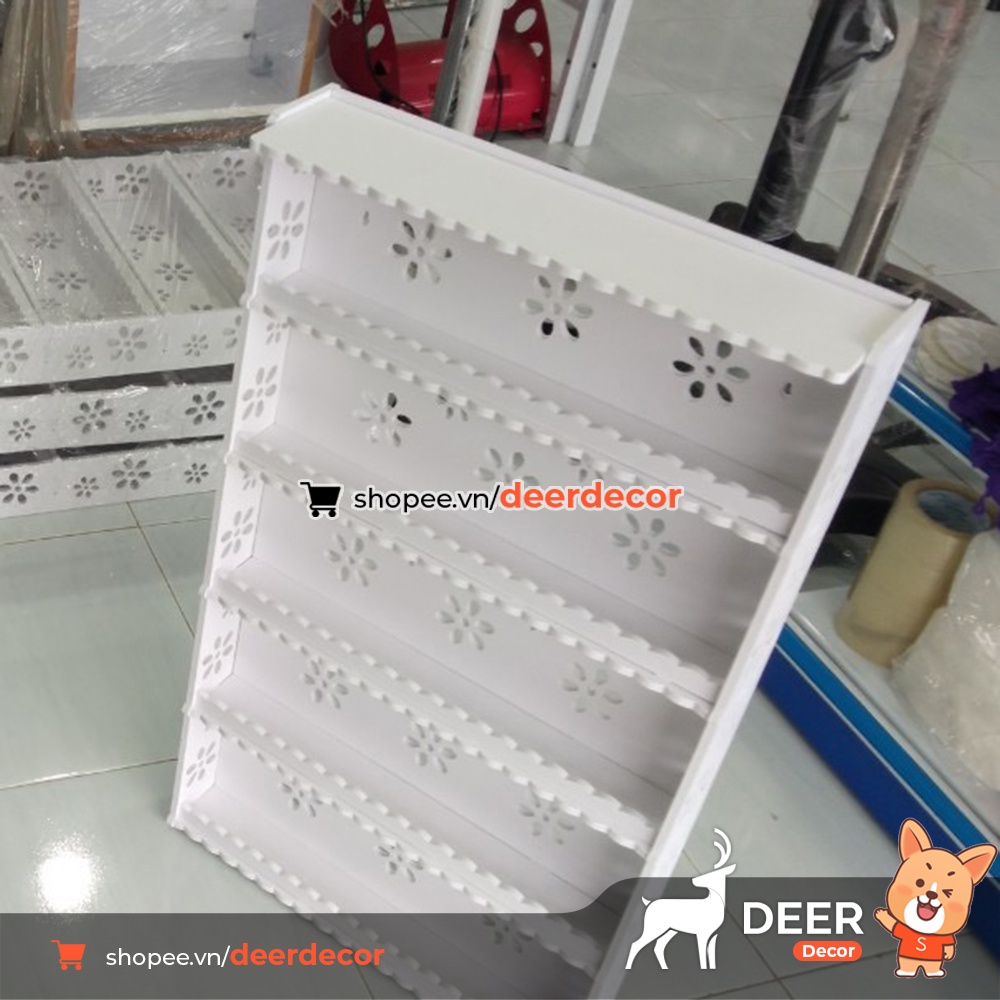 Kệ Để Sơn Treo Tường Cho Tiệm Nail Spa - DEER DECOR