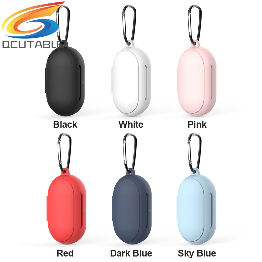 Vỏ bảo vệ hộp sạc tai nghe Samsung Galaxy Buds Plus bằng silicone kèm móc khóa