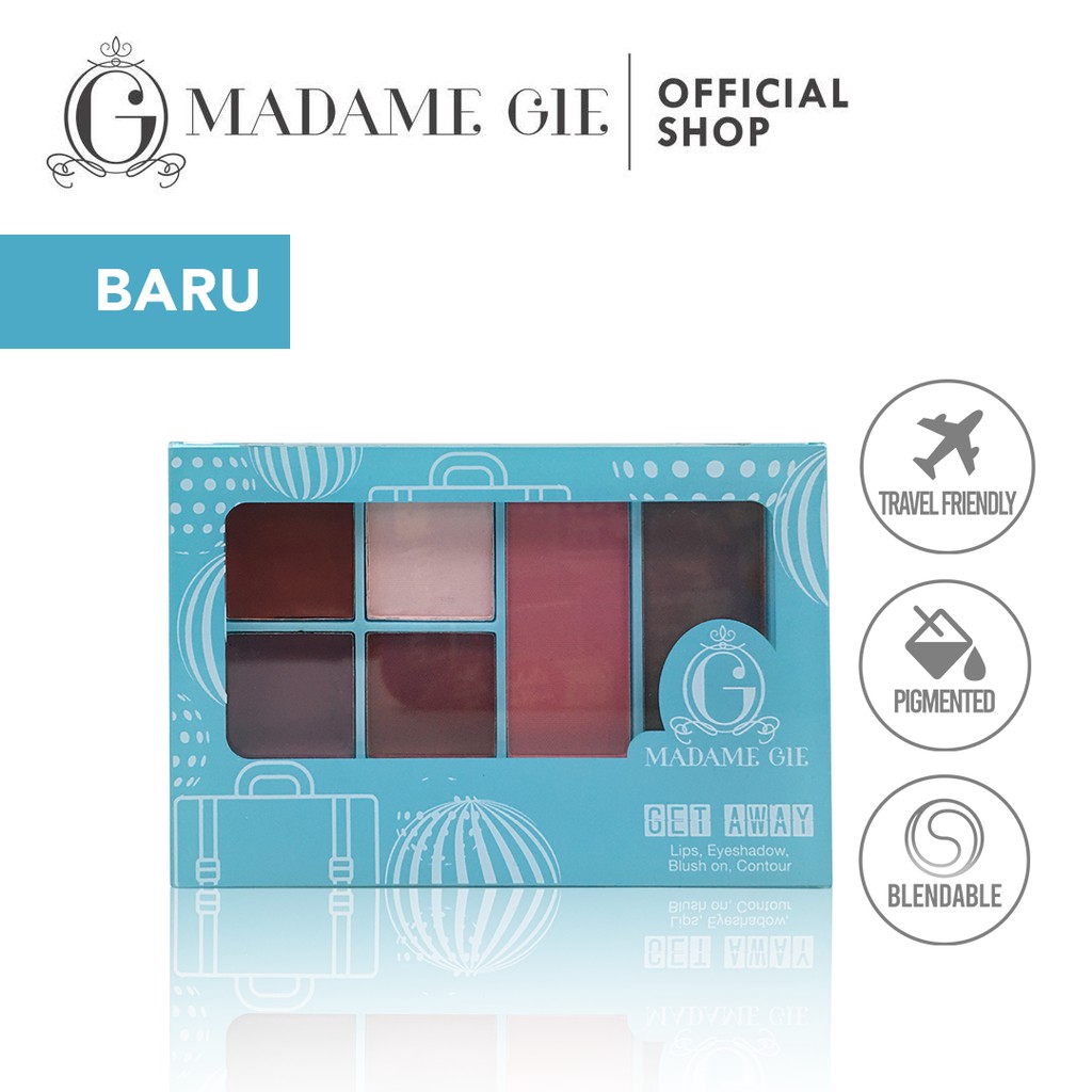 (hàng Mới Về) Bảng Phấn Trang Điểm Madame Gie Get Away | BigBuy360 - bigbuy360.vn