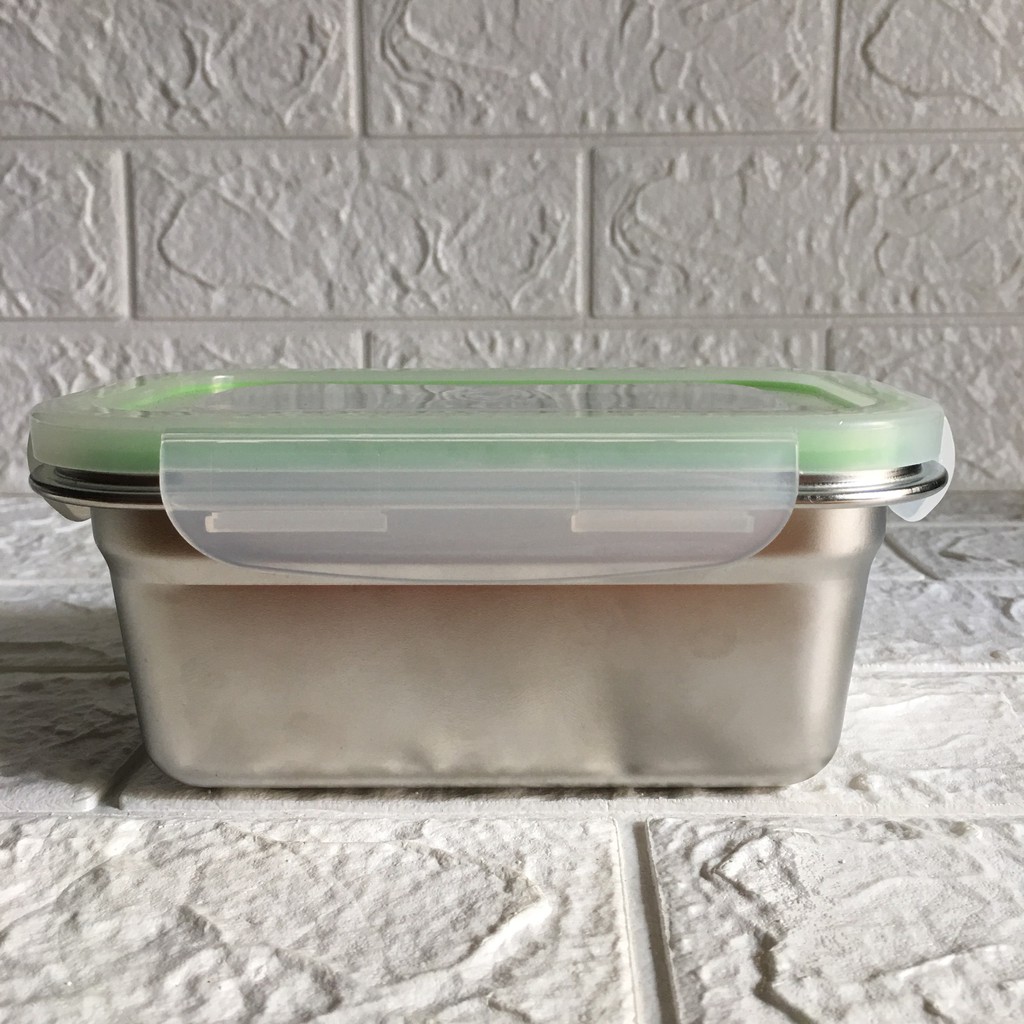 Khay inox đựng thực phẩm lưu trữ kho đông lạnh, có nắp. Dung tích từ 600ml -7000ml | BigBuy360 - bigbuy360.vn