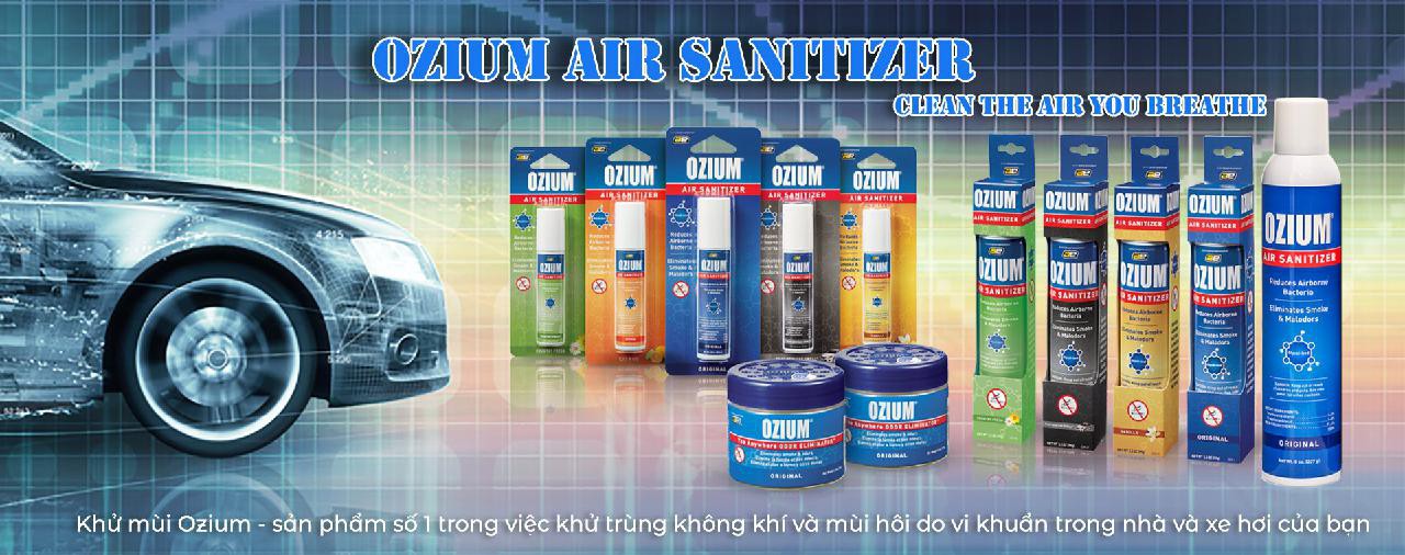 Xịt Khử Mùi Khử Khuẩn Ozium 3.5 Nhập Khẩu Hoa Kì Loại Bỏ Mùi Nấm Mốc Mùi Hôi Khói Thuốc Trong Xe Hơi Văn Phòng