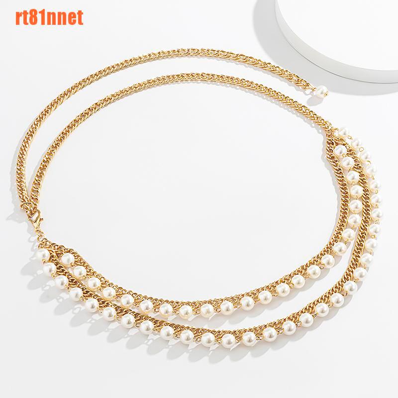 Thắt Lưng Nhiều Lớp Đính Hạt Ngọc Trai Phối Tua Rua Thời Trang Cho Nữ | BigBuy360 - bigbuy360.vn