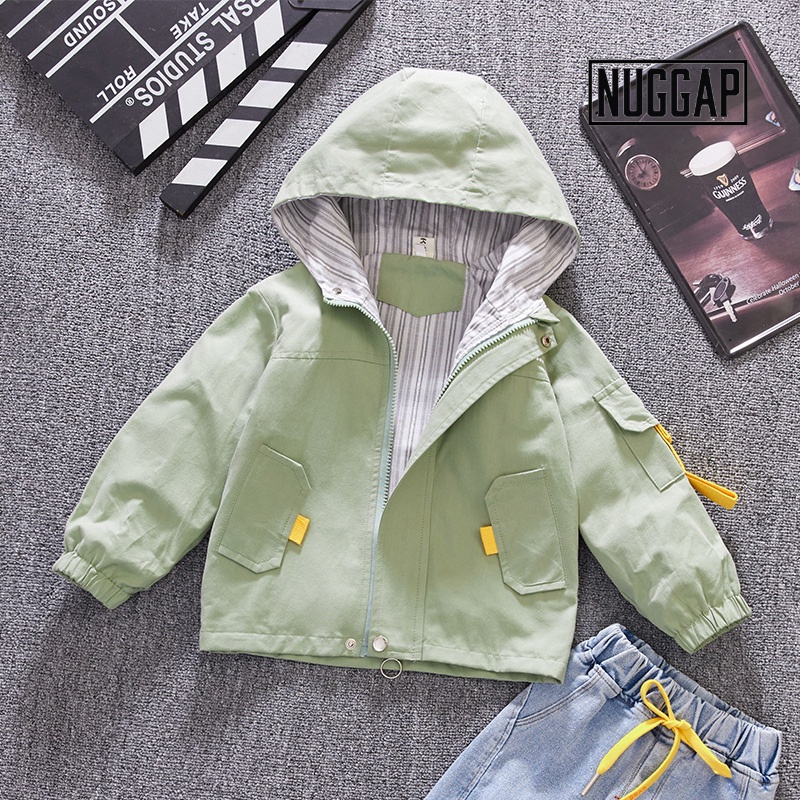 Áo Khoác Kaki Chống Nắng, Chống Gió Cho Bé Dear X - Nggap - BDEX