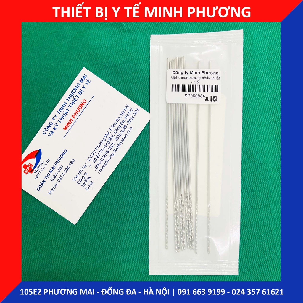 Mũi khoan xương phẫu thuật các cỡ