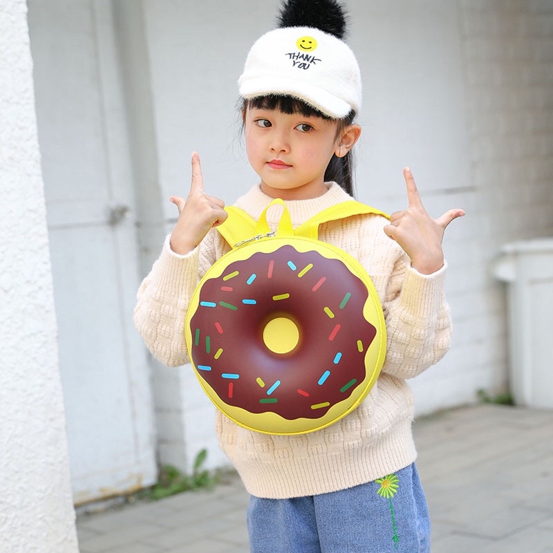 Balo Donut động vật dễ thương xinh xỉu hợp chất Eva siêu nhẹ cho bé mẫu giáo mã BLA3