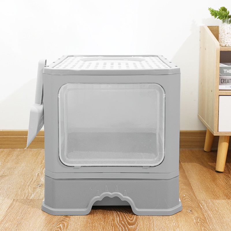 Nhà Vệ Sinh Cho Mèo 2 Cửa 50x35x38cm NV5358 MiaoCat