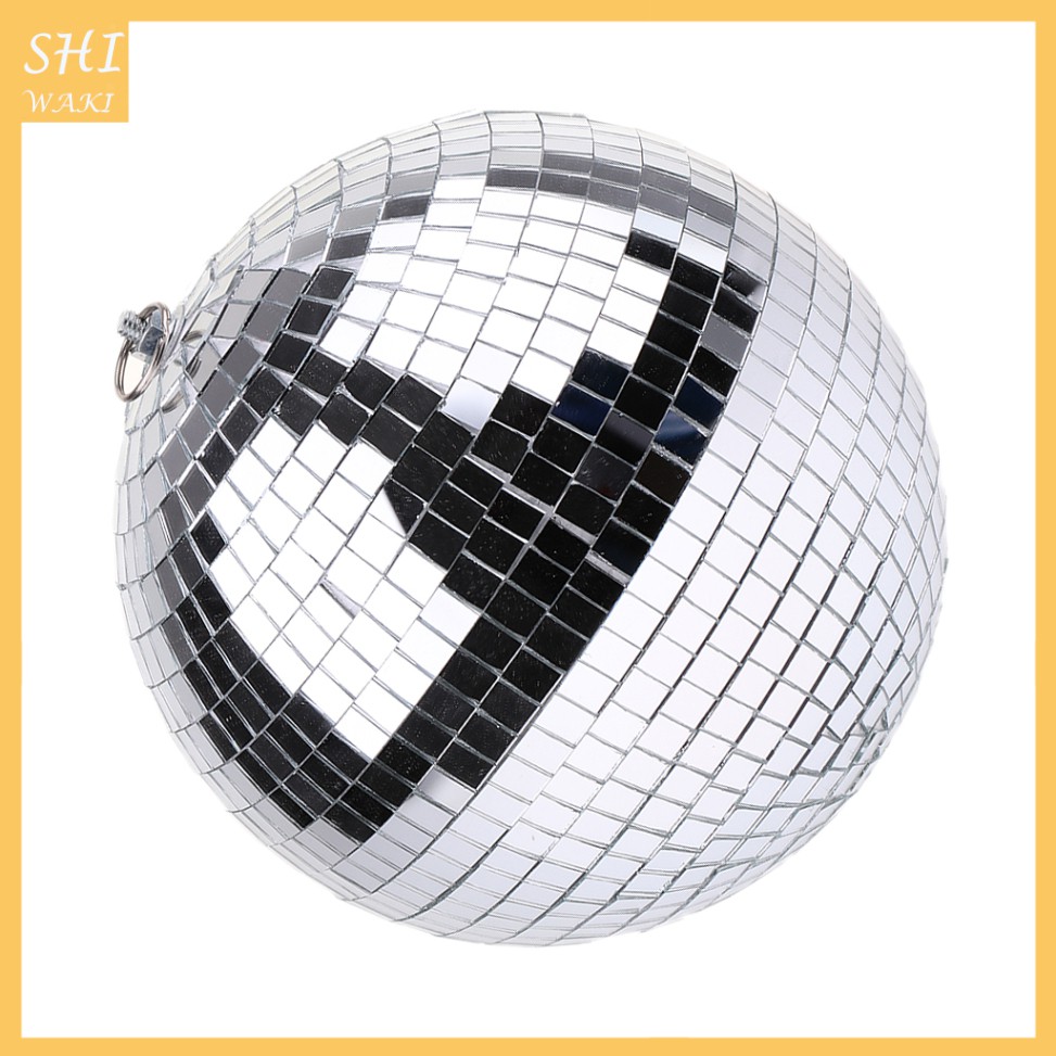 Quả cầu disco mặt gương màu bạc phản chiếu trang trí sân khấu DJ/sàn nhảy/tiệc tùng chất lượng cao